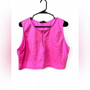 Vibrant Pink Sleeveless Women's Top